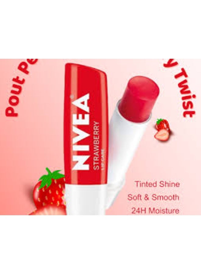 نيفيا مرطب الشفاه شاين كيرنج من نيفيا رقم 31 شيري شاين، شيري شاين، لمعان الفراولة (عبوة من: 3، 14.4 جم) - Image 3